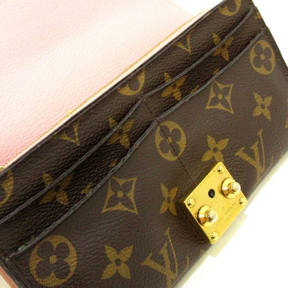 Authentic LOUIS VUITTON Monogram Portefeuil Pallas Cerise Bifold Wallet - Picture 4 of 10